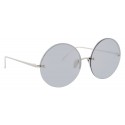 Linda Farrow - 565 C2 Round Sunglasses - White Gold - Linda Farrow Eyewear