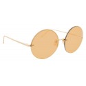 Linda Farrow - 565 C1 Round Sunglasses - Gold - Linda Farrow Eyewear