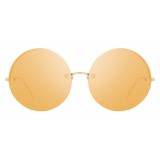 Linda Farrow - 565 C1 Round Sunglasses - Gold - Linda Farrow Eyewear