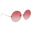 Linda Farrow - 565 C7 Round Sunglasses - Rose Gold - Linda Farrow Eyewear