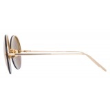 Linda Farrow - 565 C1 Round Sunglasses - Gold - Linda Farrow Eyewear