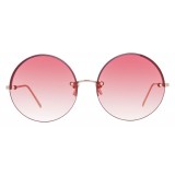 Linda Farrow - 565 C7 Round Sunglasses - Rose Gold - Linda Farrow Eyewear