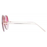 Linda Farrow - 565 C7 Round Sunglasses - Rose Gold - Linda Farrow Eyewear