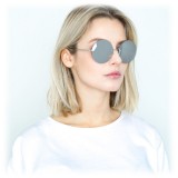 Linda Farrow - 565 C2 Round Sunglasses - White Gold - Linda Farrow Eyewear