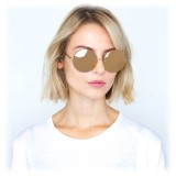 Linda Farrow - 565 C1 Round Sunglasses - Gold - Linda Farrow Eyewear