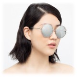 Linda Farrow - 816 C2 Round Sunglasses - White Gold - Linda Farrow Eyewear