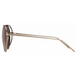 Linda Farrow - 351 C7 Aviator Sunglasses - Rose Gold - Linda Farrow Eyewear