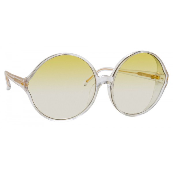 Linda Farrow - Occhiali da Sole Rotondi 657 C10 - Trasparenti - Linda Farrow Eyewear