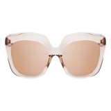 Linda Farrow - 556 C5 Oversized Sunglasses - Clear - Linda Farrow Eyewear