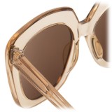 Linda Farrow - 556 C5 Oversized Sunglasses - Clear - Linda Farrow Eyewear