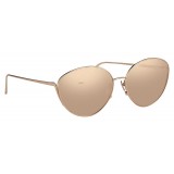 Linda Farrow - 508 C3 Cat Eye Sunglasses - Rose Gold - Linda Farrow Eyewear