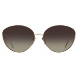 Linda Farrow - 508 C6 Cat Eye Sunglasses - Rose Gold - Linda Farrow Eyewear