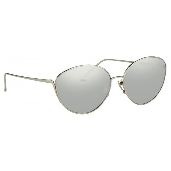 Linda Farrow - 508 C2 Cat Eye Sunglasses - White Gold - Linda Farrow Eyewear