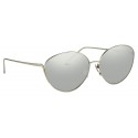 Linda Farrow - 508 C2 Cat Eye Sunglasses - White Gold - Linda Farrow Eyewear