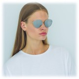 Linda Farrow - 508 C2 Cat Eye Sunglasses - White Gold - Linda Farrow Eyewear