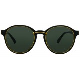 Linda Farrow - 652 C1 Oval Sunglasses - Black - Linda Farrow Eyewear