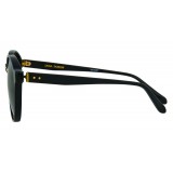 Linda Farrow - Occhiali da Sole Ovali 652 C1 - Neri - Linda Farrow Eyewear