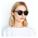 Linda Farrow - 652 C1 Oval Sunglasses - Black - Linda Farrow Eyewear