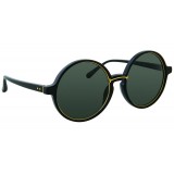 Linda Farrow - 650 C1 Round Sunglasses - Black - Linda Farrow Eyewear