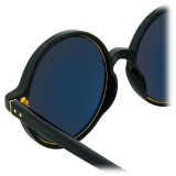 Linda Farrow - 650 C1 Round Sunglasses - Black - Linda Farrow Eyewear