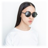 Linda Farrow - 650 C1 Round Sunglasses - Black - Linda Farrow Eyewear