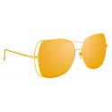 Linda Farrow - 590 C1 Oversized Sunglasses - Gold - Linda Farrow Eyewear