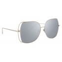 Linda Farrow - 590 C2 Oversized Sunglasses - White Gold - Linda Farrow Eyewear