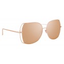 Linda Farrow - 590 C3 Oversized Sunglasses - Rose Gold - Linda Farrow Eyewear