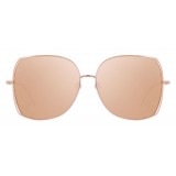 Linda Farrow - 590 C3 Oversized Sunglasses - Rose Gold - Linda Farrow Eyewear