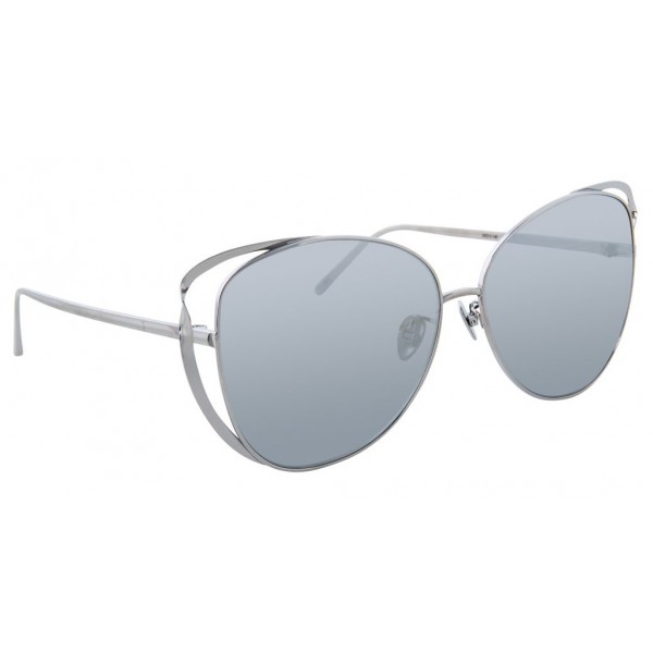 Linda Farrow - 661 C2 Cat Eye Sunglasses - White Gold - Linda Farrow Eyewear