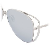 Linda Farrow - 661 C2 Cat Eye Sunglasses - White Gold - Linda Farrow Eyewear