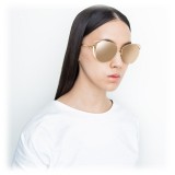 Linda Farrow - 661 C1 Cat Eye Sunglasses - Yellow Gold - Linda Farrow Eyewear