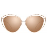 Linda Farrow - 697 C3 Cat Eye Sunglasses - Rose Gold - Linda Farrow Eyewear