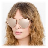 Linda Farrow - 697 C3 Cat Eye Sunglasses - Rose Gold - Linda Farrow Eyewear