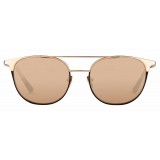 Linda Farrow - 421 C7 Browline Sunglasses - Rose Gold - Linda Farrow Eyewear - Karlie Kloss - Alessandra Ambrosio - Official