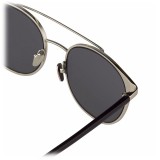 Linda Farrow - 421 C6 Browline Sunglasses - White Gold - Linda Farrow Eyewear - Karlie Kloss - Alessandra Ambrosio - Official