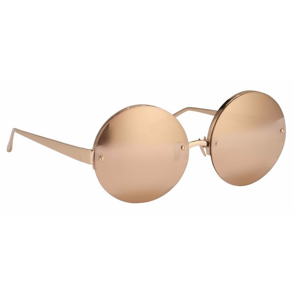 Linda Farrow - 313 C3 Round Sunglasses - Rose Gold - Linda Farrow Eyewear