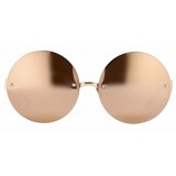 Linda Farrow - 313 C3 Round Sunglasses - Rose Gold - Linda Farrow Eyewear