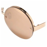 Linda Farrow - 313 C3 Round Sunglasses - Rose Gold - Linda Farrow Eyewear