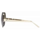 Linda Farrow - 313 C2 Round Sunglasses - Yellow Gold - Linda Farrow Eyewear