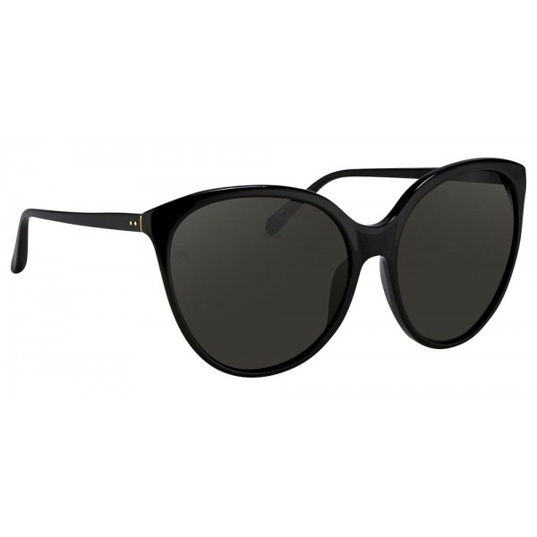 Linda Farrow - Occhiali da Sole Oversize 496 C1 - Nero - Linda Farrow Eyewear