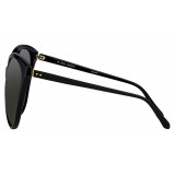 Linda Farrow - 496 C1 Oversized Sunglasses - Black - Linda Farrow Eyewear