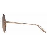 Linda Farrow - 343 C6 Round Sunglasses - Rose Gold - Linda Farrow Eyewear