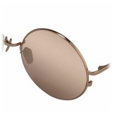 Linda Farrow - 343 C6 Round Sunglasses - Rose Gold - Linda Farrow Eyewear