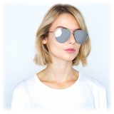 Linda Farrow - 575 C2 Aviator Sunglasses - White Gold - Linda Farrow Eyewear