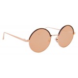 Linda Farrow - 583 C7 Round Sunglasses - Rose Gold - Linda Farrow Eyewear