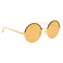 Linda Farrow - 583 C5 Round Sunglasses - Gold - Linda Farrow Eyewear