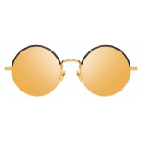 Linda Farrow - 583 C5 Round Sunglasses - Gold - Linda Farrow Eyewear