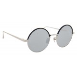 Linda Farrow - 583 C6 Round Sunglasses - White Gold - Linda Farrow Eyewear