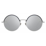 Linda Farrow - 583 C6 Round Sunglasses - White Gold - Linda Farrow Eyewear